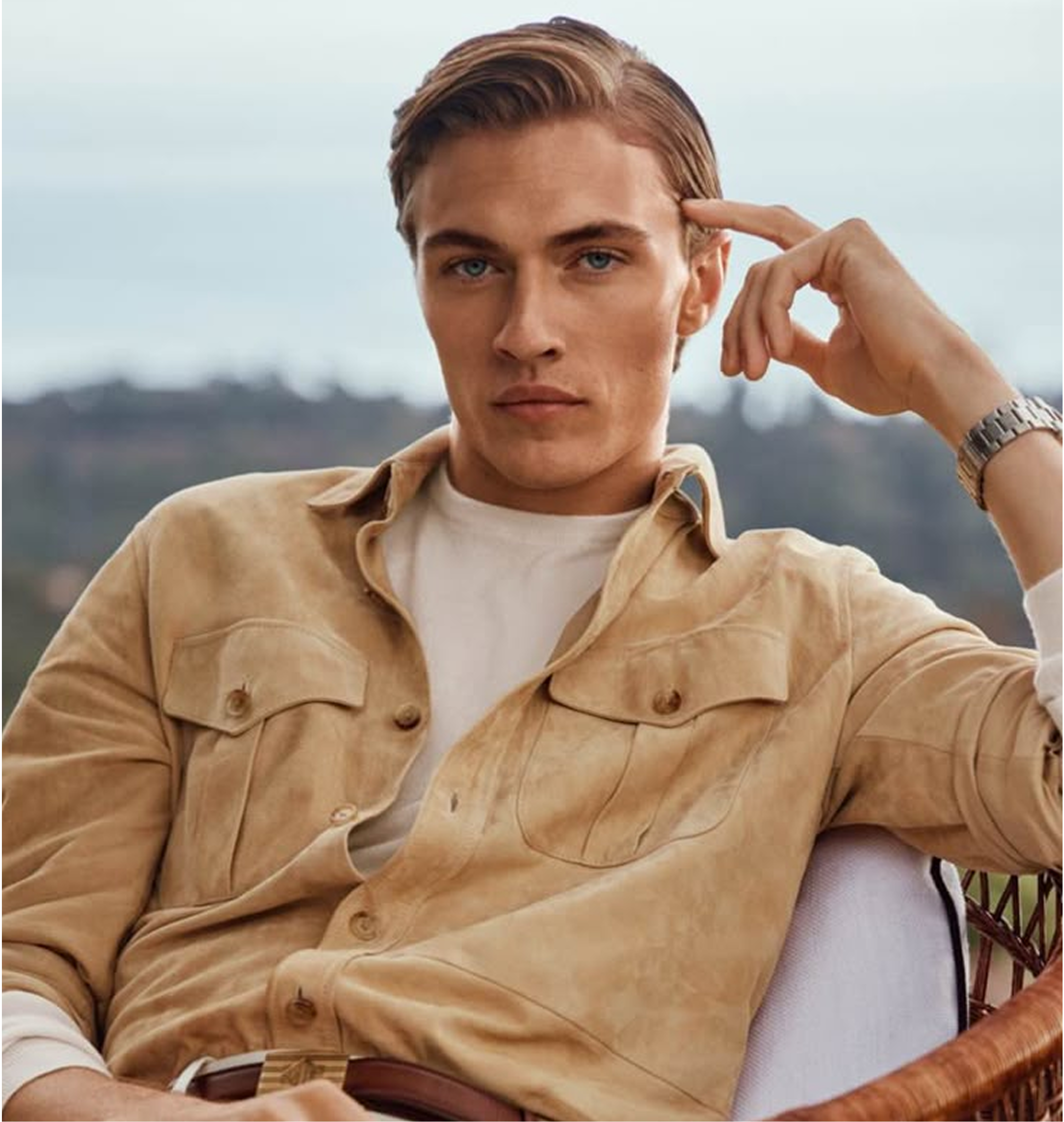 beige jacket